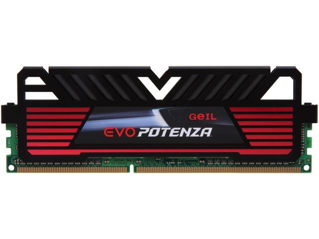 GeIL EVO POTENZA 8GB 240 Pin DDR3 SDRAM DDR3 1600 (PC3 12800) Desktop Memory Model GPB38GB1600C9SC