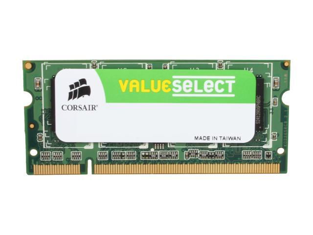 CORSAIR 1GB 200-Pin DDR2 SO-DIMM DDR2 667 (PC2 5300) Laptop Memory Model VS1GSDS667D2