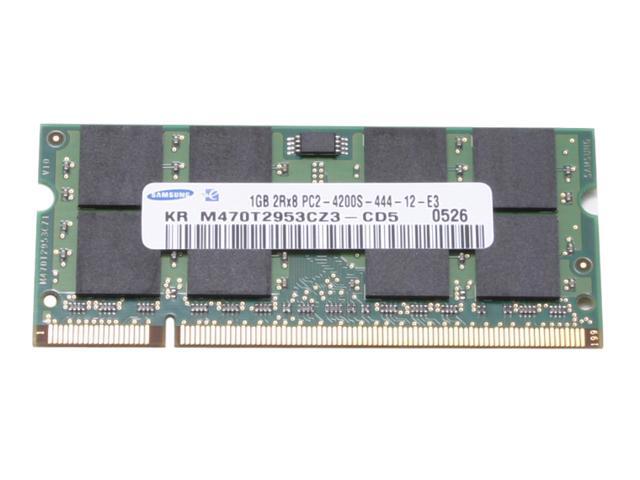 SAMSUNG-Semiconductor 1GB 200-Pin DDR2 SO-DIMM DDR2 533 (PC2 4200) Laptop Memory Model M470T2953CZ3-CD5