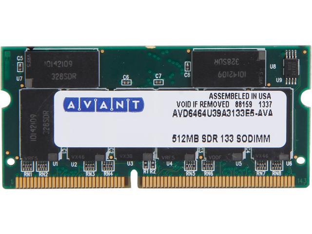 AllComponents 512MB 144-Pin SO-DIMM PC 133 Laptop Memory Model ACSO133X64/512