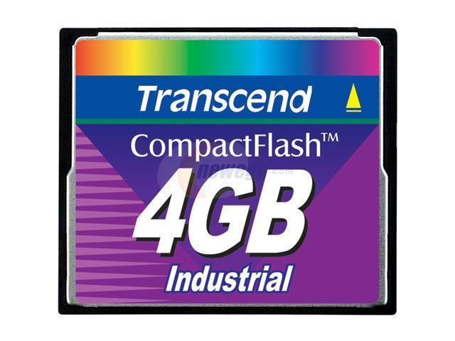 Transcend 4GB Compact Flash (CF) Flash Card Model TS4GCF45