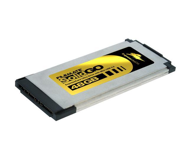 Wintec FileMate SolidGO 48GB ExpressCard 34 with Mini USB 2.0 External Solid State Drive (SSD) 3FMS4D48M-WR