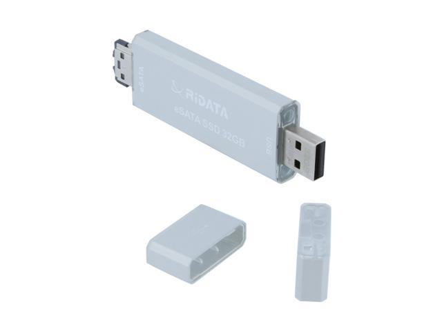 RiDATA 32GB USB 2.0 & eSATA MLC External Solid State Drive (SSD) RDESSD32G R BX