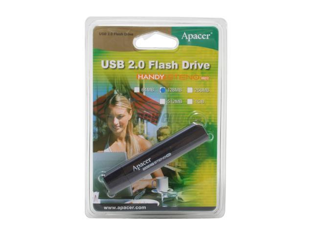 Apacer Handy Steno HN 212 128MB Flash Drive (USB2.0 Portable) Model AP HNC128P02/G