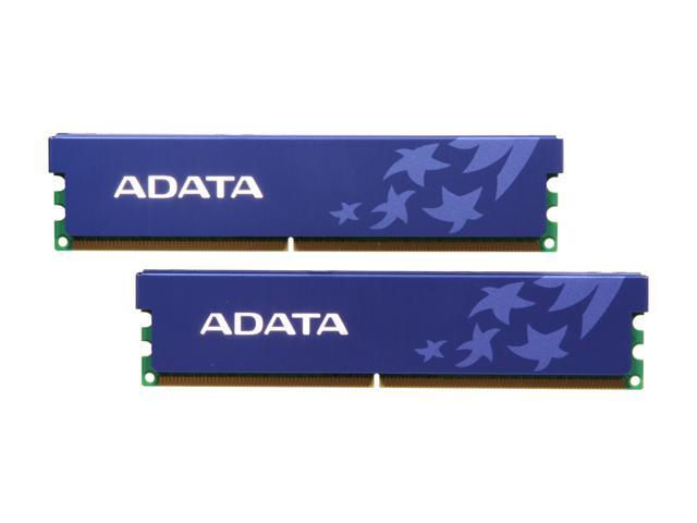 ADATA 2GB (2 x 1GB) 240-Pin DDR2 SDRAM DDR2 800 (PC2 6400) Dual Channel Kit Desktop Memory Model AD2U800B1G5-DRH