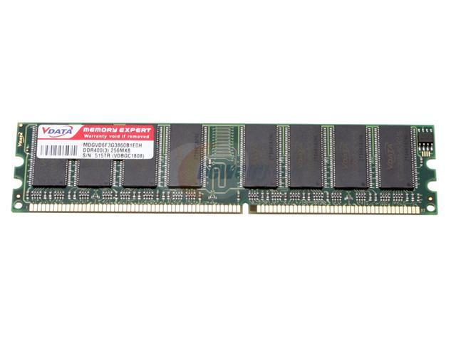 ADATA V Series 256MB 184 Pin DDR SDRAM DDR 400 (PC 3200) System Memory Model VDBGC1808