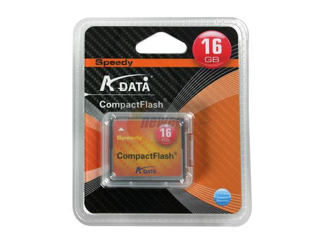 ADATA 16GB Compact Flash (CF) Flash Card Model SPEEDY CF 16GB