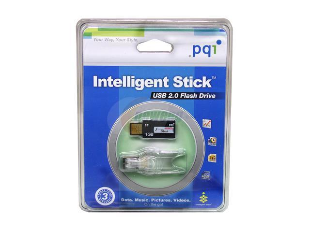 PQI Intelligent Stick Pro170 1GB Flash Drive (USB2.0 Portable) Model BD09 1032 0141