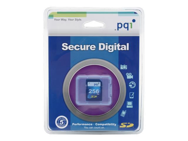 PQI 256MB Secure Digital (SD) Flash Card Model AE11 2560 0121