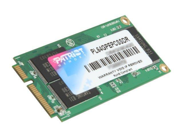 Patriot Lite PL64GPEPCSSDR 64GB Mini PCIe Internal Solid state disk (SSD)