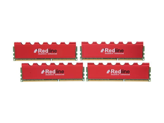 Mushkin Enhanced Redline 16GB (4 x 4GB) 240 Pin DDR3 SDRAM DDR3 1866 (PC3 14900) Desktop Memory Model 994007