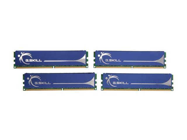 G.SKILL 8GB (4 x 2GB) 240 Pin DDR2 SDRAM DDR2 800 (PC2 6400) Quad Kit Desktop Memory Model F2 6400CL5Q 8GBPQ