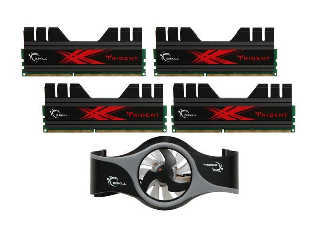 G.SKILL Trident+Turbulence 8GB (4 x 2GB) 240 Pin DDR3 SDRAM DDR3 2133 (PC3 17066) Desktop Memory Model F3 17066CL9Q 8GBTDS