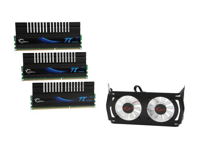 G.SKILL PI + Turbulence II 6GB (3 x 2GB) 240 Pin DDR3 SDRAM DDR3 2000 (PC3 16000) Desktop Memory Model F3 16000CL6T 6GBPID