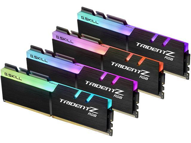 G.SKILL 芝奇 TridentZ RGB 32GB (4 x 8GB)  DDR4 3000 台式机内存