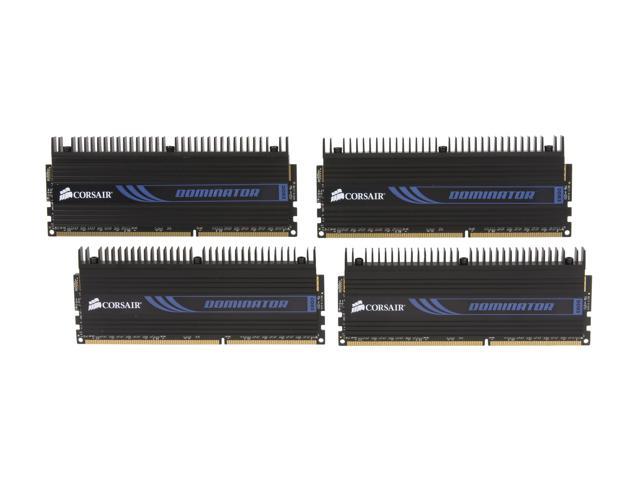 CORSAIR DOMINATOR 32GB (4 x 8GB) 240 Pin DDR3 SDRAM DDR3 1600 (PC3 12800) Desktop Memory Model C2GX3M4X1600C10