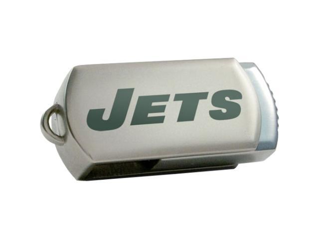 Centon DataStick Twist NFL New York Jets 16 GB USB 2.0 Flash Drive   Silver