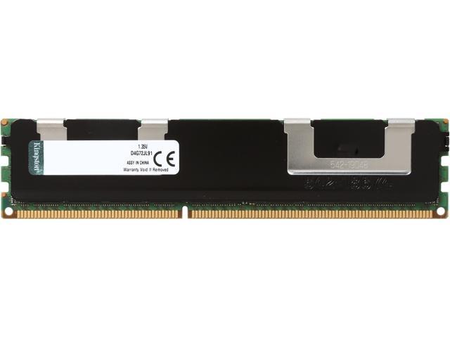 Kingston 32GB 240 Pin DDR3 SDRAM ECC Registered DDR3 1333 Low Voltage System Specific Memory Model D4G72JL91