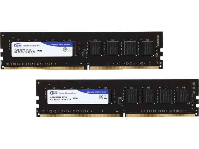 Team Elite 8GB (2 x 4GB) 288-Pin DDR4 SDRAM DDR4 2133 (PC4 17000