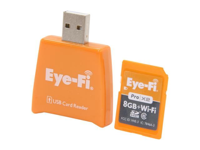 Eye-Fi Pro X2 8GB Wireless Flash Memory Wireless Flash Memory Card ...