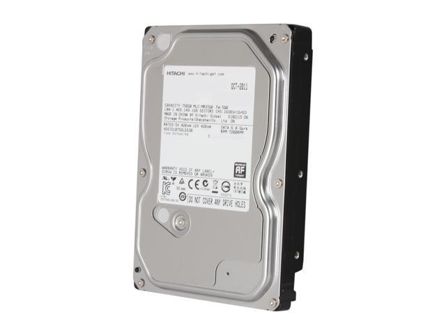 Hitachi GST Deskstar 7K1000.D HDS721075DLE630 (0F13179) 750GB 7200 RPM 32MB Cache SATA 6.0Gb/s 3.5" Internal Hard Drive Bare Drive