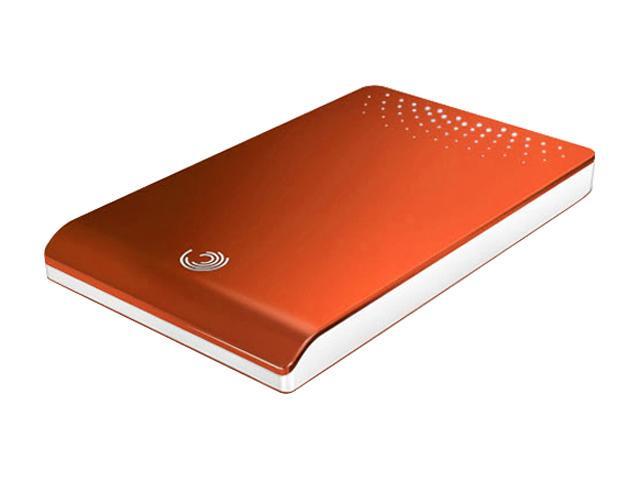 Seagate FreeAgent Go 320GB USB 2.0 2.5" External Hard Drive ST903203FEA2E1 RK Solar Orange