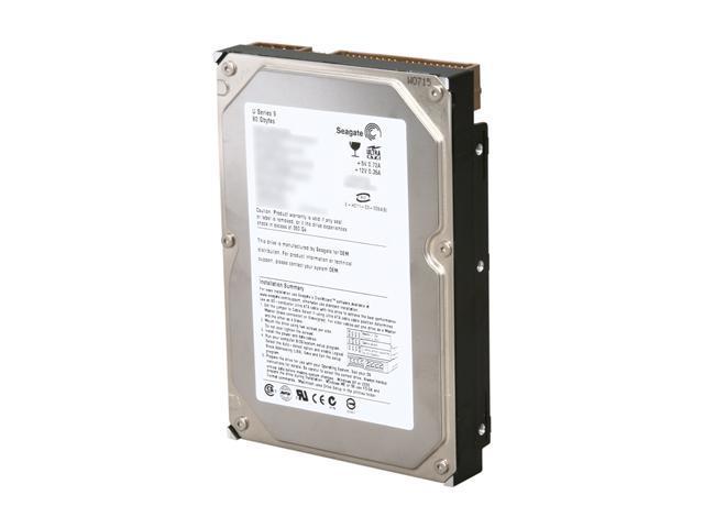 Refurbished Seagate U Series 9 ST380012ACE 80GB 1MB Cache IDE Ultra ATA100 / ATA 6 3.5" Internal Hard Drive Bare Drive