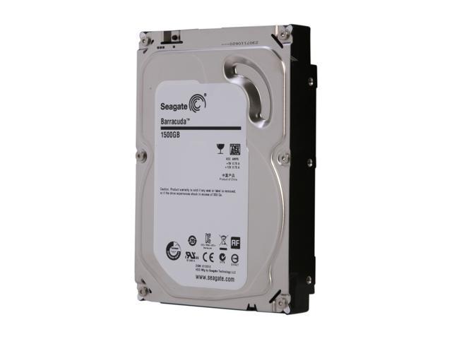 Open Box Seagate Barracuda ST1500DM003 1.5TB 7200 RPM 64MB Cache SATA 6.0Gb/s 3.5" Internal Hard Drive Bare Drive