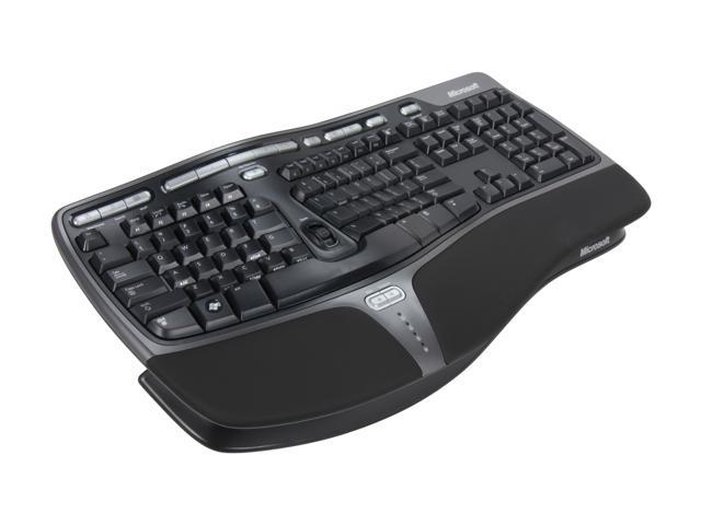 Microsoft Natural Keyboard 4000 for Business 5QH-00001 Black 104 Normal ...