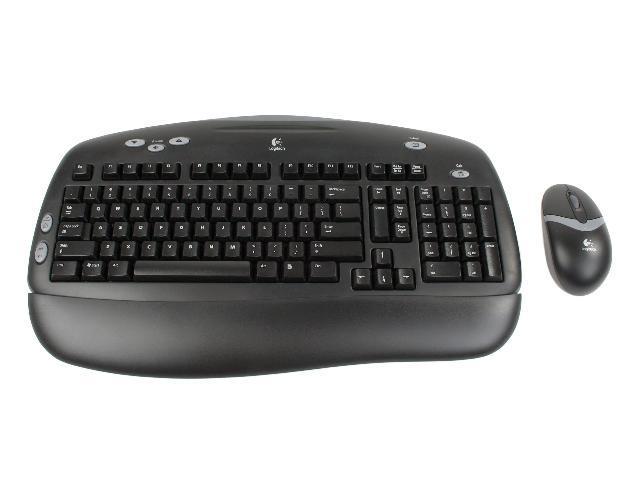 Logitech EX100 Black 102 Normal Keys Cordless Standard Desktop - Newegg.com