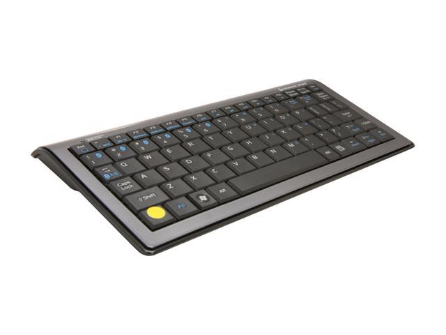 IOGEAR GKB601B Black Multi Link Bluetooth Mini Keyboard