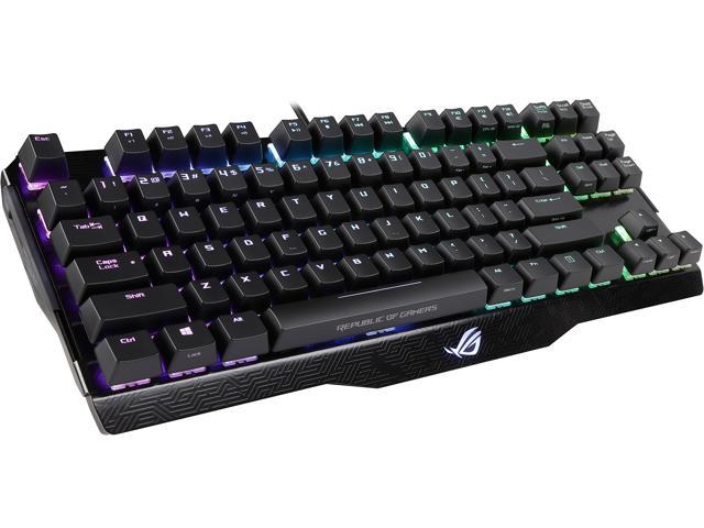 ASUS ROG Claymore Core Aura RGB Cherry MX Red Mechanical ...