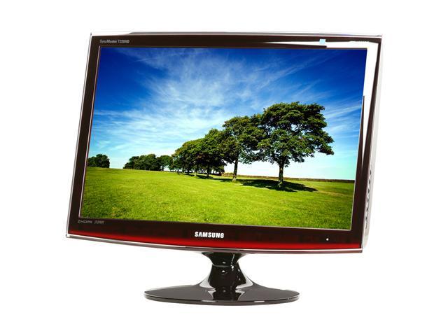 SAMSUNG ToC T220HD Rose Black 22" 5ms HDMI Widescreen HDTV Monitor 300 cd/m2 DC 10000:1 Built in DTV Tuner & Dolby Digital Surround Speakers