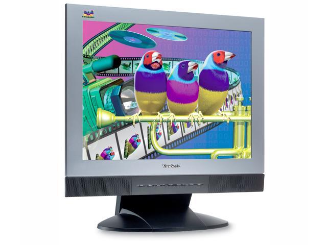 ViewSonic VX2000 1 Metallic on Black 20.1" 25ms LCD Monitor 250 cd/m2 600:1 Built in Speakers