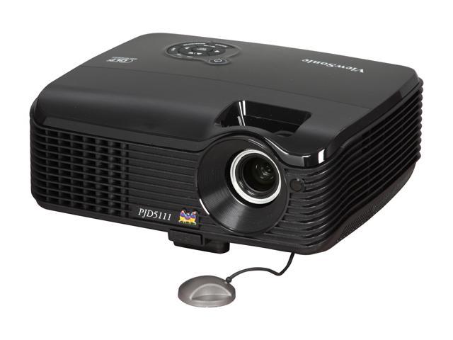 Open Box ViewSonic PJD5111 800 x 600 2500 Lumens DLP Portable Projector 2800: 1(with DCR)