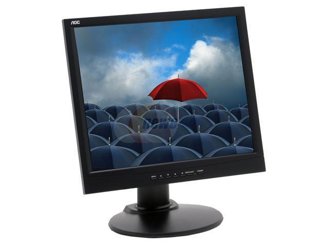 AOC LM740 Black 17" 12ms LCD Monitor 270 cd/m2 500:1