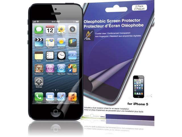 Green Onions Supply Crystal Oleophobic Screen Protector for iPhone 5
