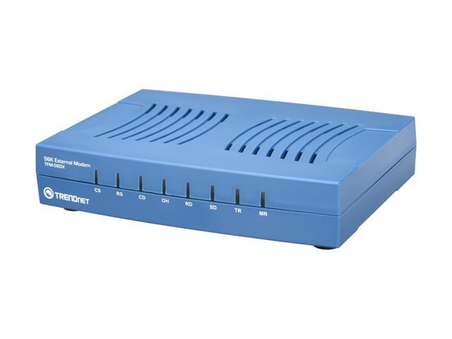 TRENDnet TFM-560X External Data/Fax/TAM Modem 56Kbps