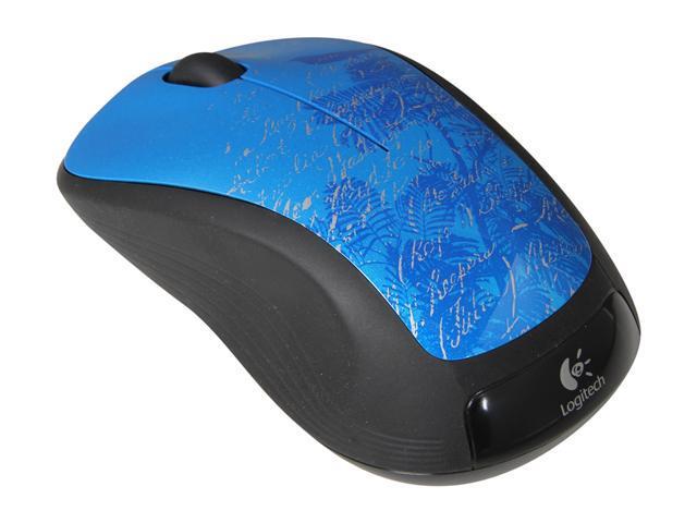 Logitech M310 Indigo Scroll 3 Buttons 1 x Wheel USB RF Wireless Laser Mouse