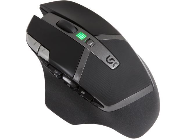 logitech - g602 wireless gaming mouse - black