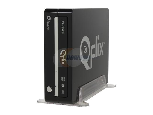 PLEXTOR USB 2.0 External 20X Super Multi DVD Qflix Drive Model PX Q840U