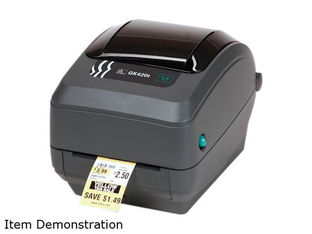 Open Box Zebra GK42 100110 000 GK420t Desktop Thermal Printer