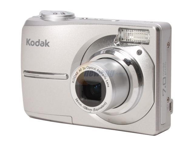 Kodak EasyShare C713 Silver 7.0 MP 3X Optical Zoom Digital Camera ...