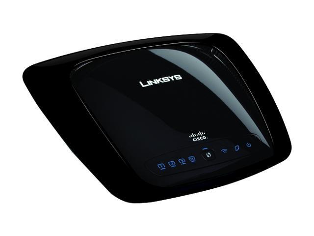 Linksys WRT160N 802.11b/g/n Wireless Broadband Router up to 300Mbps/ 10/100 Mbps Ethernet Port x4