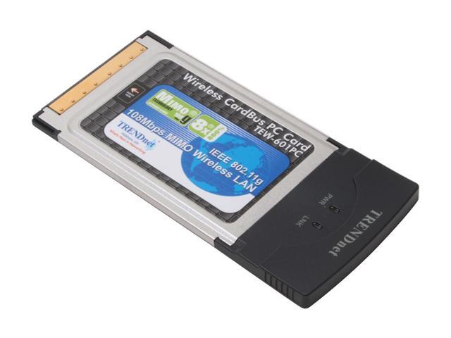 TRENDnet TEW-601PC 108Mbps 802.11g MIMO Wireless PC Card