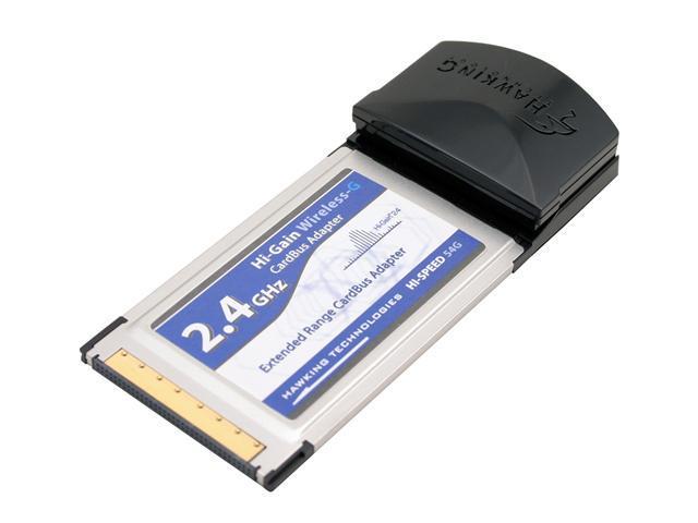 HAWKING HWC54D 54Mbps Hi Gain Wireless G Laptop Card