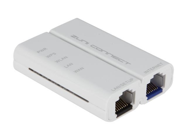 ZuniDigital ZR301F Stealth Series Wireless N300 Mini Router / Range Extender/ Bridge/ WISP - Flex pack (w/ Power Adapter)