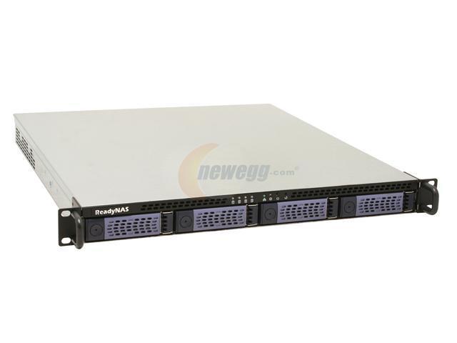 Infrant ReadyNAS 1000S RN 1000S 1000, 1.0TB with 4 x 250GB pre installed HDDs, RAID 0/1/5, 512MB memory, 1U Rack mount