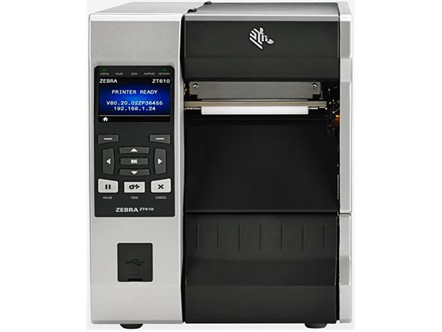 Zebra Zt610 4 Industrial Thermal Transfer Label Printer Zt61046 T010100z 4560