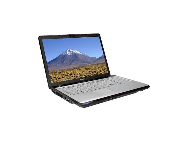 TOSHIBA Laptop Satellite P205 S6237 Intel Pentium dual core T2080 (1.73 GHz) 1 GB Memory 120 GB HDD Intel GMA950 17.0" Windows Vista Home Premium